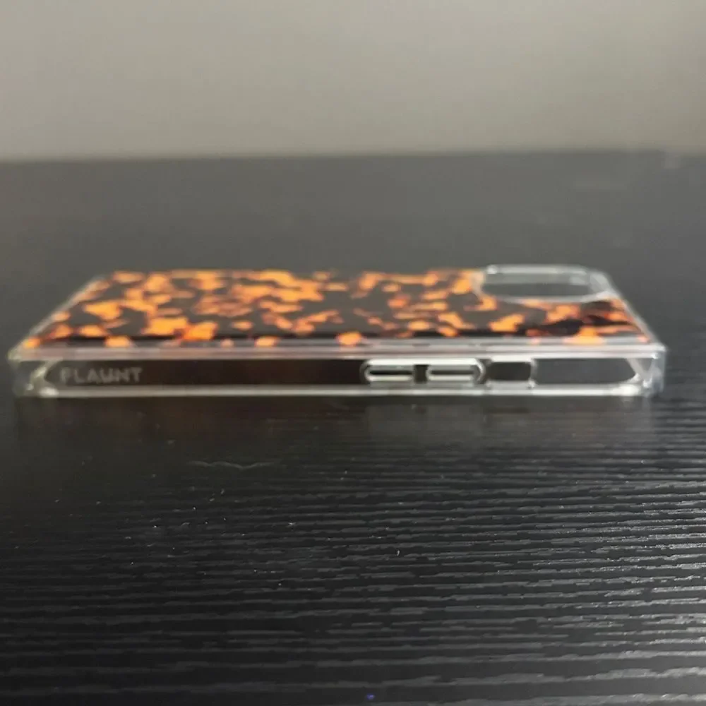 Flaunt Square Tortoise Shell iPhone Case, iPhone 15